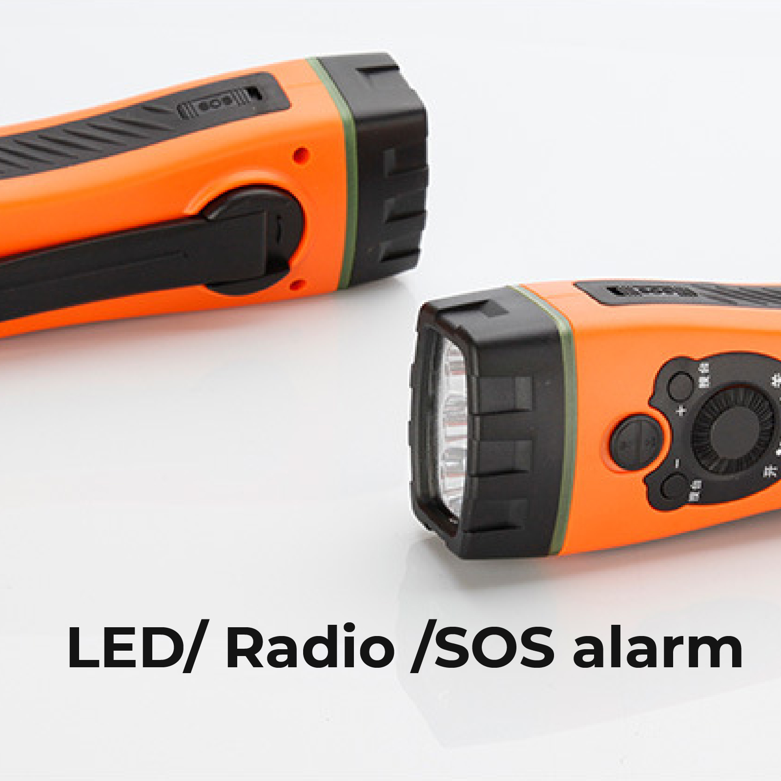 Emergency Hand Crank Radio and Flashlight